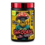 Absolute Nutrition SHROOMS Pre Workout Powder (60 Servings, 500g) | with Beta Alanine, L-Citrulline DL-Malate 2:1, Cocoa Bean Extract & Bitter Orange