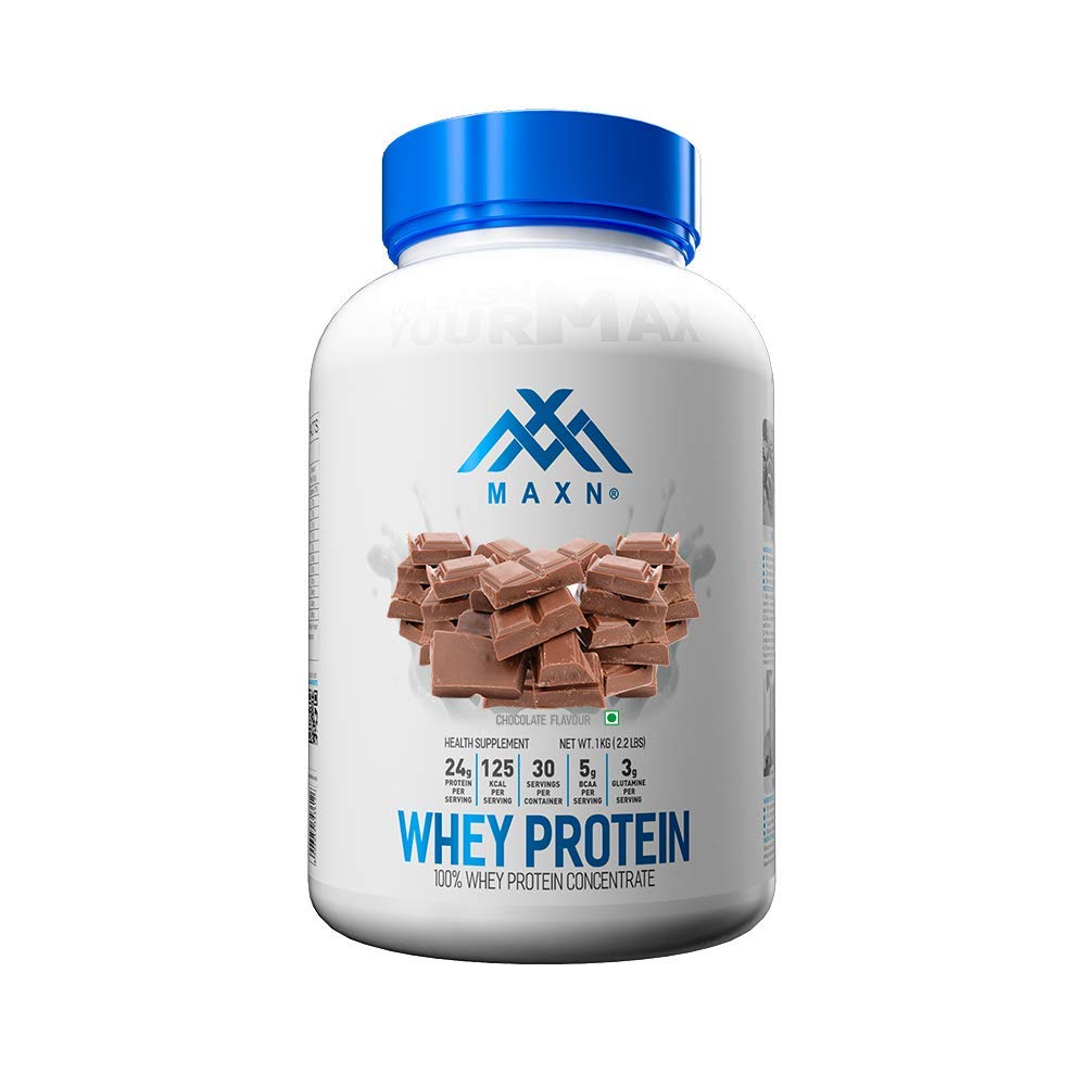 51JKN9wJXhL._SL1000_ MAXN Whey Protein Concentrate- Flavoured Powder for Muscle Growth - Image 1