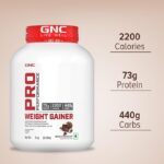 GNC Pro Performance Weight Gainer | 3kg | 73g Protein & 2200 Calories for Muscle Growth | 400g Carbs for Post-Workout Recovery | Reduces Muscle Breakdown & Boosts Endurance | Double Chocolate - Image 9