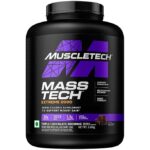 MuscleTech Veg Mass Gainer-Triple Chocolate Brownie (3Kg Powder -MassTech Extreme 2000 High Protein Food For Weight Gainer (30g Protein, 1073 Kcal,1.5g Creatine & Added Vitamin,Minerals)