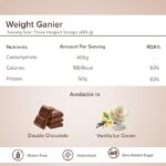 GNC Pro Performance Weight Gainer | 3kg | 73g Protein & 2200 Calories for Muscle Growth | 400g Carbs for Post-Workout Recovery | Reduces Muscle Breakdown & Boosts Endurance | Double Chocolate - Image 6