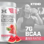 XTEND Original BCAA Powder - ZERO CALORIE, ZERO CARB, ZERO SUGAR - Post Workout Muscle Recovery Drink with Amino Acids - 7g BCAAs for Men & Women - 30 Servings - Image 5