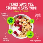 ALPINO 16g Protein-Rich Super Muesli Fruit & Nuts - 63% Whole Grains, 15% Fruits & Nuts - Source of Dietary Fibre & Healthy Fats - Image 7