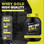 DENZOUR NUTRITION Whey Gold Ultra 6 Starter With 24g Protein | Support Muscle Growth And Maintain A Lean Physique- Pista Kulfi Flavour, 1.05 Kg/2.3 lbs (29 Servings) - Image 6