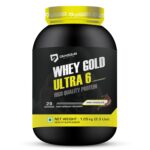 DENZOUR NUTRITION Whey Gold Ultra 6 Starter With 24g Protein | Support Muscle Growth And Maintain A Lean Physique- Pista Kulfi Flavour, 1.05 Kg/2.3 lbs (29 Servings)