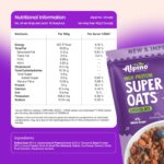 ALPINO 22% High Protein Super Oats Chocolate 1kg – Rolled Oats, Natural Peanut Butter, Cocoa Powder, Nuts & Seeds – 22g Protein, Source of Dietary Fibre & Healthy Fats, No Added Sugar & Salt - Image 4