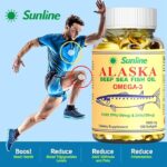 Sunline Alaska Omega-3 | Deep Sea Fish Oil | 1000Mg,100 Softgels - Image 5