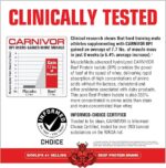 MuscleMeds CARNIVOR Beef Protein Isolate Powder, Muscle Building, Recovery, Lactose Free, Sugar Free, Fat, Free, 23g Protein, Halal Certified, Chocolate, 56 Servings - Image 3