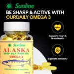 Sunline Alaska Omega-3 | Deep Sea Fish Oil | 1000Mg,100 Softgels - Image 6
