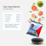 Kratoz Pre-Workout – Spicy Guava Flavour (210g | 15 Sachets)  - Image 3