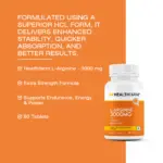 Healthfarm L-Arginine 3000mg | High-Potency Amino Acid for Energy, Endurance & Performance with Faster Absorption – 90 Tabs - Image 7