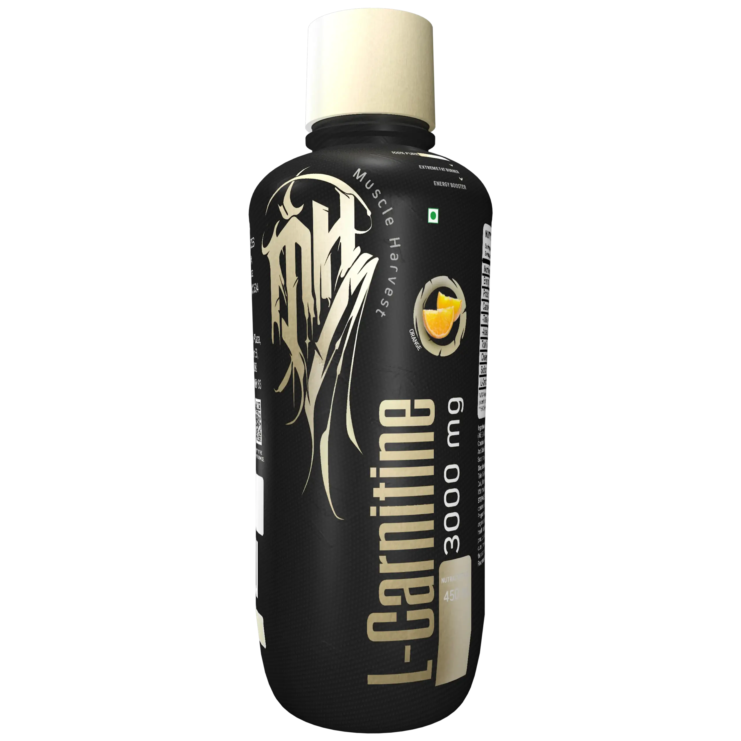 d114 L-Carnitine Liquid 3000mg 450ml (30 Servings) | Fat Burner & Energy Support | Sugar Free, Zero Calorie | Fast Absorption Liquid | Weight Management - Image 1