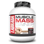 Labrada Muscle Mass Gainer Powder (Gain Weight, Post-Workout, 52g Protein, 250g Carbs,1g Creatine, 500mg L-Carnitine, 9 Servings) 6.6 lbs (3 kg) (Chocolate)