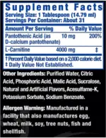Ronnie Coleman Signature Series L Carnitine XS 4000 Liquid, Stimulant Free, Sugar Free, Zero Carbs, Lean Muscle Strength Support for Men & Women,16 oz - Image 3