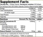 Theandric  Nutrition Fish Oil | Omega - 3 | 1250mg | 60 softgel - Image 3