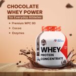 Kratoz Whey Protein Concentrate | 24 g protein |5.3 g bcaa – (1.81 Kg) - Chocolate - Image 3
