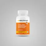Healthfarm Chelated Magnesium Glycinate Tablets for Women & Men for Bone & Joint Health Support | 60 Tab - Image 2
