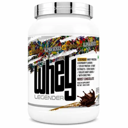 Absolute Nutrition Legender Whey Protein, Weight Loss, Sports Supplement, 5 Fruit Extracts, Sugar-Free, Protein, Isolate, Digezyme, Vitamin C