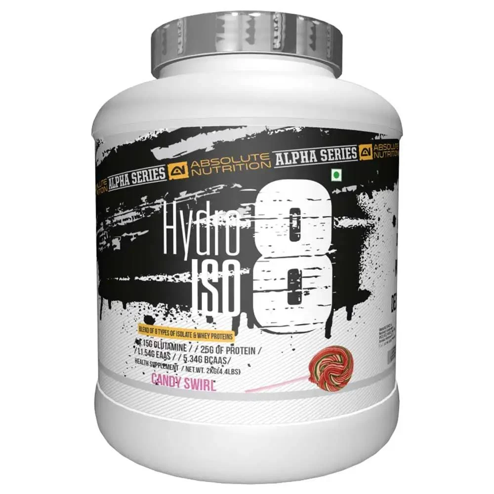 061 ABSOLUTE NUTRITION Alpha Series HYDRO ISO8 Whey Protein | 25 G protein | 11.5 g EAAS | 5.3G BCAA | 4.15G GLUTAMINE - Image 1