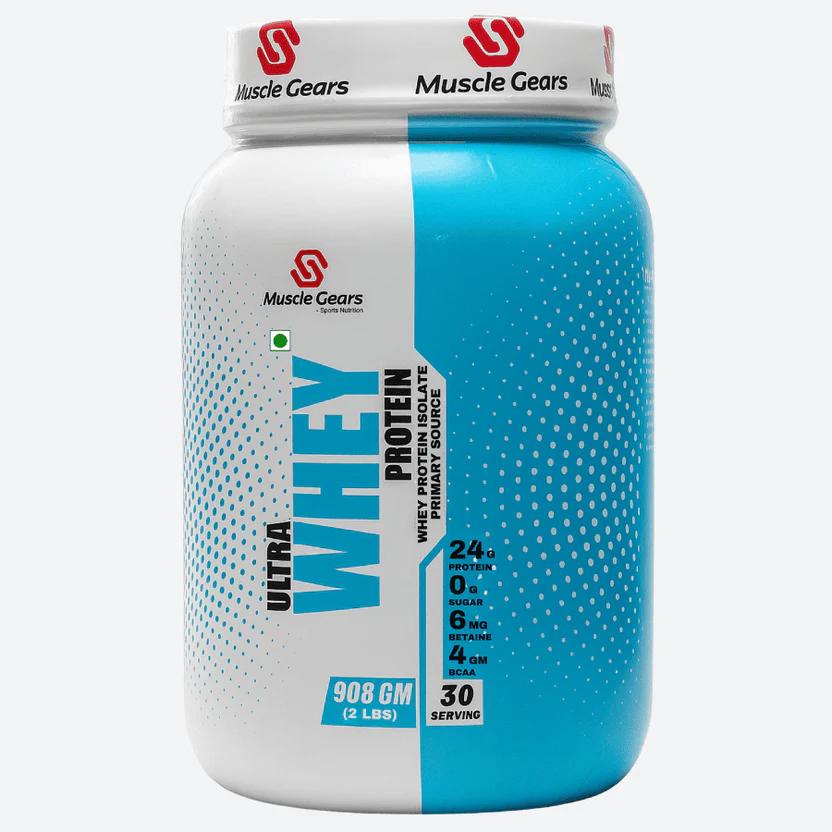 127 Ultra Whey Isolate Muscle Gears Ultra Whey Protein Isolate | 24g Protein, 0 Sugar, 4g BCAA, Fast Absorbing Whey for Lean Muscle & Recovery - Image 1