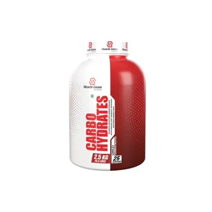 Carbohydrate Energy Formula Muscle Gears Carbo Hydrates Powder 2.5kg | Post Workout Recovery Supplement | Fast Energy Refill | Muscle Recovery Formula