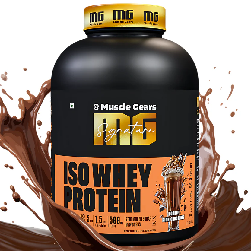 167 ISO Whey Protein MG ISO Whey Protein Isolate by Muscle Gears | 27g Protein, 5g BCAA, 12.5g EAA, Zero Sugar, Low Carb | Muscle Growth & Fast Recovery - Image 1